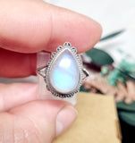 Labradorite 925 Silver Ring