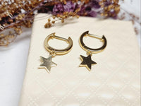 Star 14k Gold Earrings
